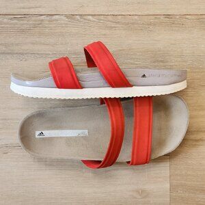 Stella McCartney x adidas womens red Diadophis slides
